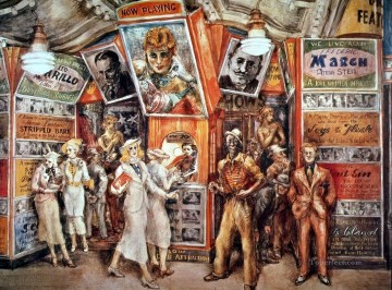 100 の偉大な芸術 Painting - レジナルド・マーシュ・トゥエンティ・セントの映画